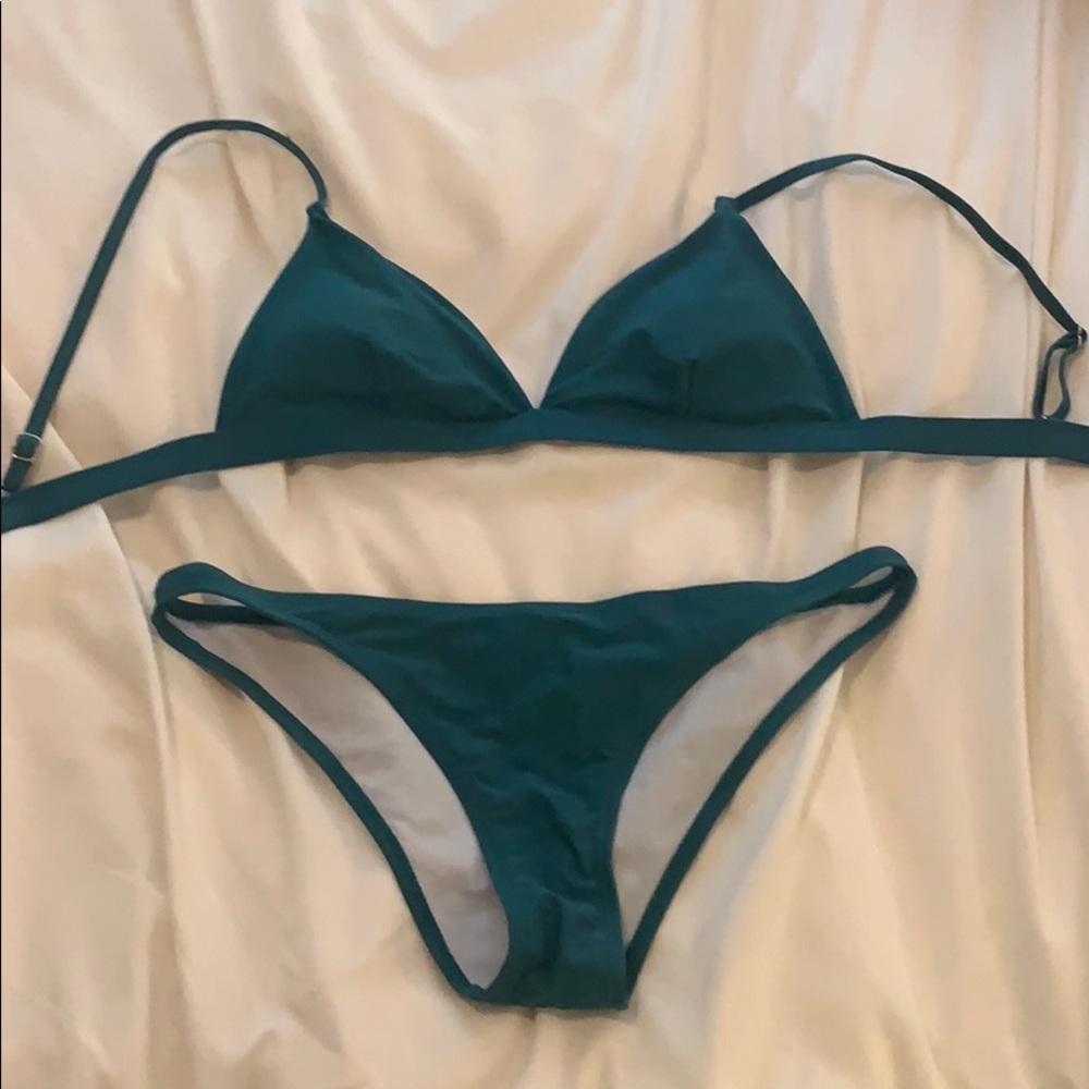 Green Teal Bikini